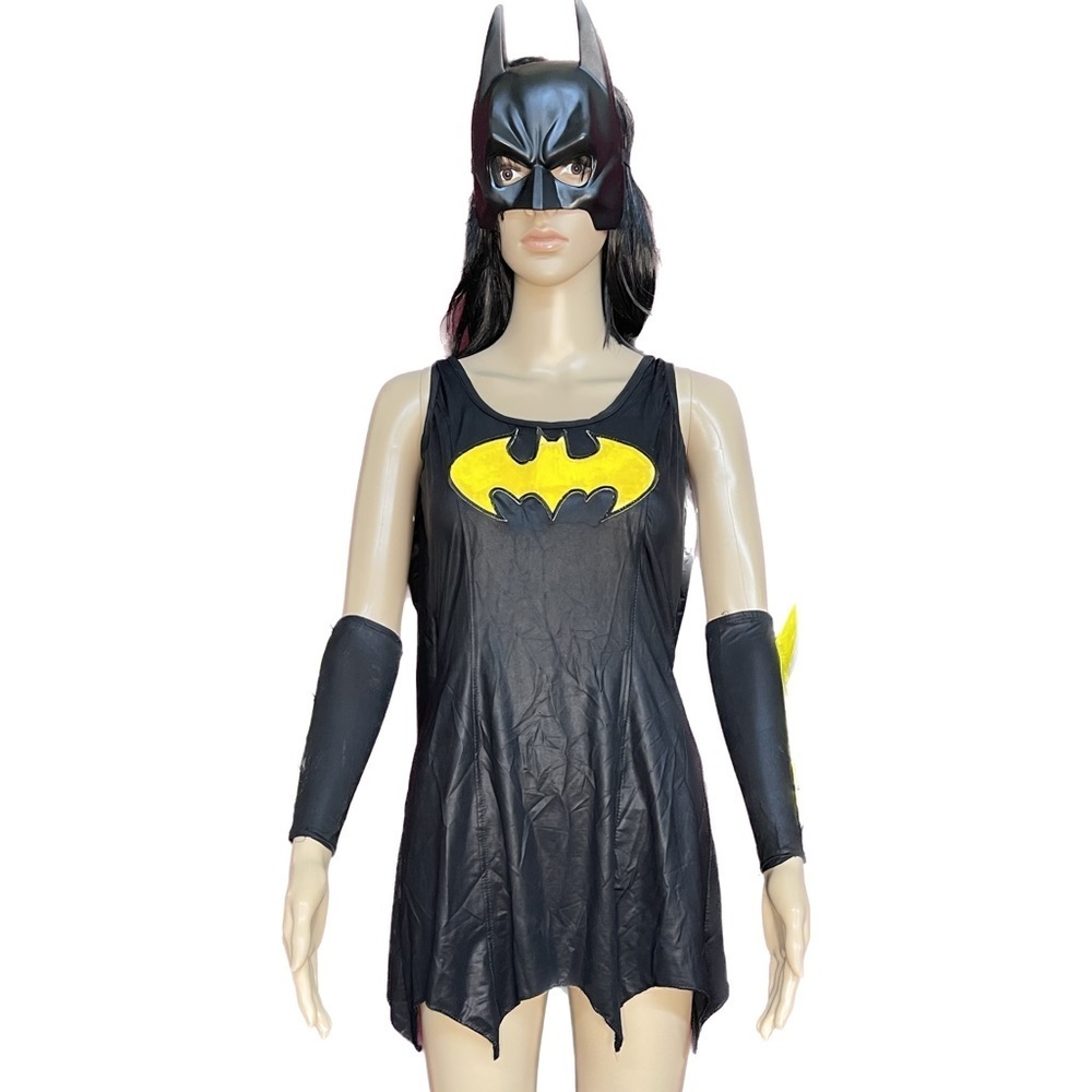 Vintage 2003 Rubies DC Comics Batman & Robin Batgirl 4 Piece Costume Small